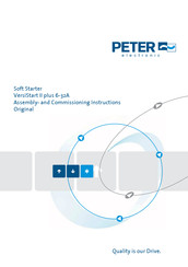 Peterson VersiStart II plus 6-32A Assembly And Commissioning Instructions