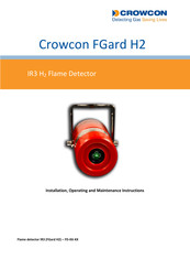 Crowcon FGard H2 Installation, Operating And Maintenance Instruction