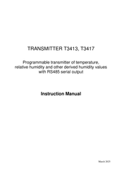 Comet T3417 Instruction Manual