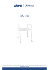 Drive DeVilbiss Healthcare DS 130 Instructions For Use Manual
