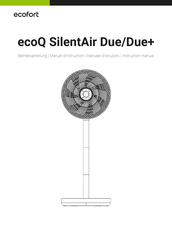 ecofort ecoQ SilentAir Due+ Instruction Manual