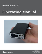 Aethlabs microAeth AL30 Operating Manual