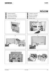 Siemens REV23M Installation Instructions Manual