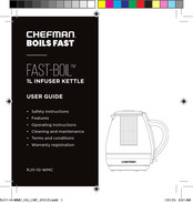 Chefman FAST-BOIL RJ11-10-WMC User Manual