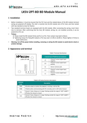 Wecon LX5V-2PT-BD Manual