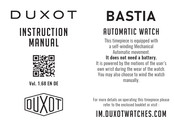 Duxot DX-2068-33 Instruction Manual