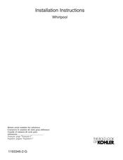 Kohler Serif K-1337-H-47 Installation Instructions Manual