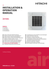 Hitachi P-AP160NAE2 Installation & Operation Manual