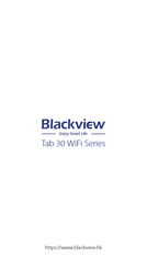 Blackview Tab 30 WiFi Series Quick Start Manual