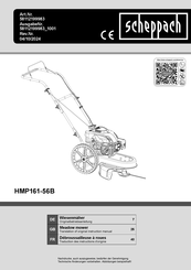 Scheppach HMP161-56B Translation Of Original Instruction Manual
