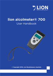 LION Alcolmeter 700 User Handbook Manual