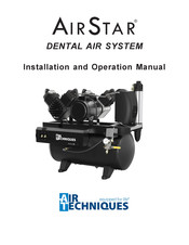 Air Techniques Airstar AS70 Airstar AS70X Installation And Operation Manual