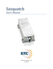 ETC Sasquatch User Manual