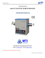 MTI GSL-1600X Series Operation Manual