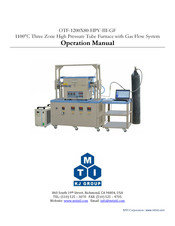 MTI OTF-1200X80-HPV-III-GF Operation Manual