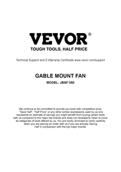 VEVOR JBSF-350 Manual