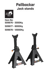 pela tools Pallbockar 509676 Manual