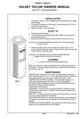 Halsey Taylor GBMAHV C Series Owner's Manual