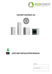 ECOFOREST EASYNET GATEWAY G2 User And Installation Manual