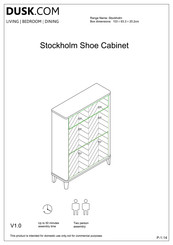 DUSK Stockholm Shoe Cabinet Manual