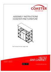 Coaster 182757 Assembly Instructions Manual
