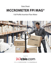 McCrometer HACH FPI Mag 3000 Quick Start Installation Manual