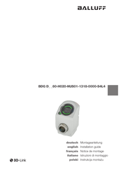Balluff BDG DA060-H020-NUS01-1318-0000-S4L4 Installation Manual