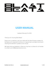 twisted electrons BLAST BEATS User Manual