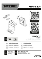 PDE MTG-8224 Assembly Instructions Manual