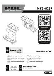 PDE MTG-8257 Assembly Instructions Manual