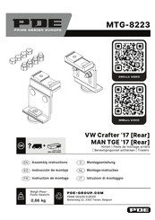 PDE MTG-8217 Assembly Instructions Manual