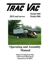 Trac Vac 880 Operating And Assembly Manual