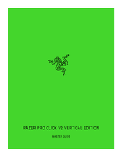 Razer PRO CLICK V2 VERTICAL EDITION Manual