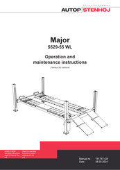 AUTOPSTENHOJ Major 5529-55 WL Installation, Operation And Maintenance Instructions