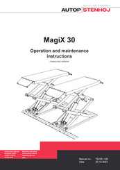 AUTOPSTENHOJ MagiX 30 Operation And Maintenance Instruction