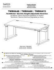 Safco TechWorks TWBHA48 Instructions Manual