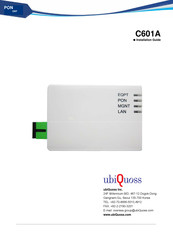 ubiquoss C601A Installation Manual