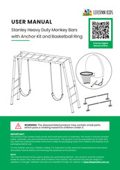 LifeSpan Kids Stanley Heavy Duty Monkey Bars User Manual