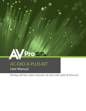 AVProEdge AC-EXO-X-PLUS-KIT User Manual