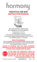 Harmony FREESTYLE Instruction Manual