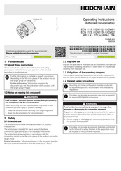 HEIDENHAIN EQN 1135 EnDat22 Operating Instructions Manual