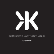 ML Accessories EX1THWH Installation & Maintenance Manual