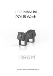 SGM POI-15 Wash User Manual