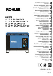 Kohler 12 LC A SILENCE AVR C5 Instruction And Maintenance Manual