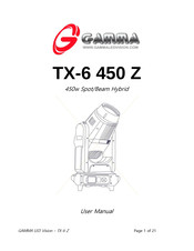 Gamma TX-6 450 Z User Manual