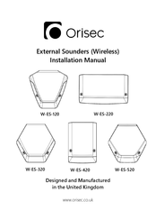 Orisec W-ES-320 Installation Manual