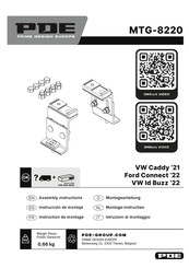 PDE MTG-8220 Assembly Instructions Manual