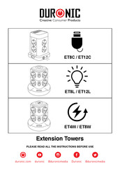 Duronic ET8L Instructions Manual