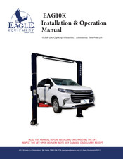 Eagle Equipment EAG10K Installation & Operation Manual