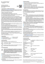 Sygonix 2997033 Operating Instructions